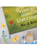 Mr. & Mrs. Panda Frotteetuch Hund Dackel Design mit Spruch in Weiß