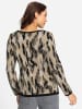WITT WEIDEN Langarm-Pullover in beige-schwarz-gemustert