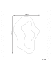 Beliani Kurzflor NEVANA in Weiß - (W) 160 x (L) 230 cm