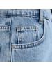 Blue Effect Bermuda Baggy Shorts slim fit schmaler Bund in light blue stone washed