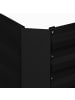 relaxdays Hochbeet in Schwarz - (B)90 x (H)30 x (T)90 cm