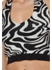 myMo Damen Cropp-Top in WOLLWEISS SCHWARZ