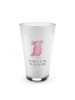 Mr. & Mrs. Panda Longdrinkglas Axolotl Glücklich mit Spruch in Transparent