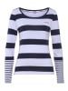 Kangaroos Langarmshirt in marine-weiß
