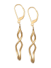 Elli Ohrringe 925 Sterling Silber Spirale in Gold