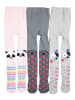 TupTam Mädchen Strickstrumpfhosen Bunt Gemustert 6er Pack in grau/rosa