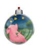 Mr. & Mrs. Panda Plastik-Weihnachtskugel Schwein Glück Design oh... in Weiß