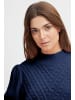 PULZ Jeans Strickpullover PZAMY - 50207167 in blau