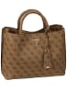 Guess Handtasche Meridian II Girlfriend SAT 74060 Logo in Latte