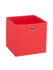 relaxdays 4x Aufbewahrungsbox in Rot - (B)30 x (H)30 x (T)30 cm