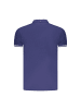 cavalli CLASS Blaues Baumwoll-Polohemd