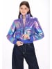 myMo Women Jacket in blue rainbow