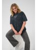KAFFE curve T-Shirt kurzarm KCtasha Loose fit in Black Deep
