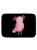 Mr. & Mrs. Panda Badezimmerteppich Axolotl Glücklich ohne Spruch in Schwarz