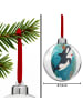 Mr. & Mrs. Panda Christbaumanhänger Orca Zylinder Design ohne Sp... in Weiß