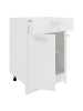 ebuy24 Küchenunterschrank Esilo Weiß 60 x 46 cm
