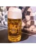 LUXENTU Bierkrug mit Gravur Legende seit 50 Jahren 0,5 Liter in transparent