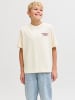 JACK & JONES Junior T-Shirt JORNORREBRO TYPO TEE CREW NECK JNR in antique white/s26