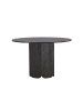 ebuy24 Schwarz 120 x 120 cm