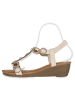 VAN HILL Keilsandaletten Penelope in Beige