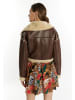 faina Lederjacke in Braun