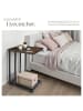 tectake Ablagetisch, 48 x 35 x 66 cm, Industrial Style, Holz und Stahl