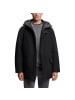 Hugo Boss Schwarz Polyester Lange Jacke