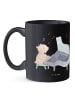 Mr. & Mrs. Panda Mug Klavier Magie mit Spruch in Schwarz