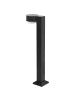 Beliani Pollerleuchte ANOIA in Schwarz - (W) 10 x (H) 60 x (L) 16 cm