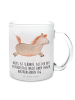 Mr. & Mrs. Panda Tee Tasse Pferd Springen mit Spruch in Transparent