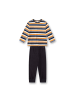 Sanetta Pyjama 1er Pack in Blau/Orange/Weiß