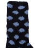 United Labels 2er Pack The Peanuts Snoopy Kuschelsocken warme Socken in blau/schwarz