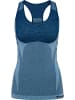 Hummel Sportshirt "Clea Seamless Top" in Blau