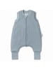 Hofbrucker Baby Winter Schlafsack mit Füßen MATTI in Taubenblau