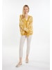 Usha Damen Strickcardigan in Curry Mehrfarbig