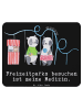 Mr. & Mrs. Panda Mauspad Pandas Freizeitpark besuchen mit Spruch in Schwarz