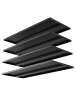 VCM  4x Fachböden für Stahlschrank Serie Malivo in Anthrazit