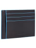 Piquadro Blue Square Kreditkartenetui RFID Leder 11,5 cm in black