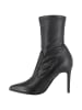 faina Leder Stiefelette in Schwarz