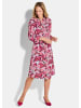 GOLDNER Druckkleid mit floralem Muster in pink / gemustert