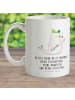 Mr. & Mrs. Panda Becher Robbe Sherlock mit Spruch in Weiß