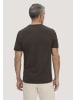 Hessnatur Henley Shirt Regular in kakao braun