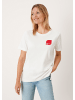 s.Oliver T-Shirt kurzarm in Creme