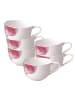 Villeroy & Boch 6er Set Cappuccinotassen Rose Garden 300 ml in bunt