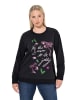 Ulla Popken Sweatshirt in schwarz