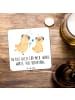 Mr. & Mrs. Panda Bierfilz Mops Verliebt mit Spruch in Weiß