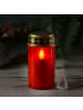 MARELIDA LED Grablicht mit Erdspieß 2500h in rot - H: 13,2cm