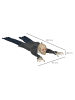 HOMCOM Halloween-Dekoration-45L x 20B x 159Hcm-Mehrfarbig