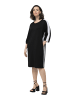 Ulla Popken Midikleid in schwarz
