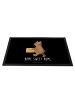 Mr. & Mrs. Panda fußmatte Bär Zuhause mit Spruch in Schwarz